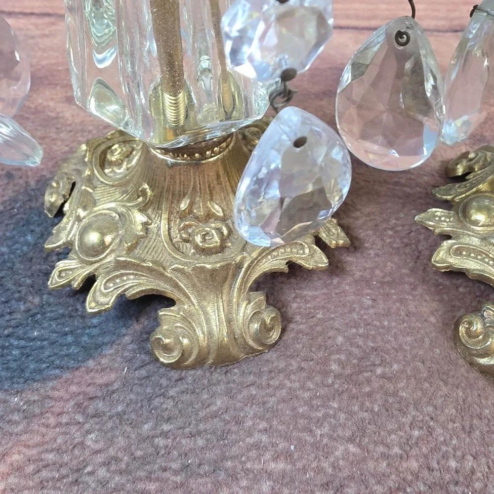 L&L WMC Candlestick Holders Pair 7.5
